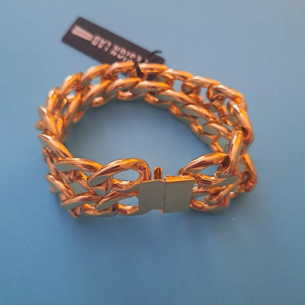 Gold Chunky Link Bracelet